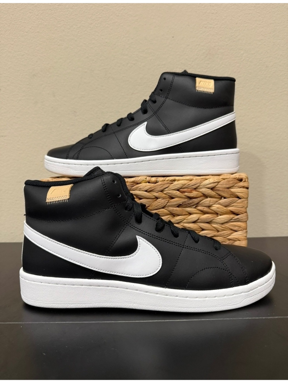 Size 10.5 - Nike Court Royale 2 Mid “Black Onyx”